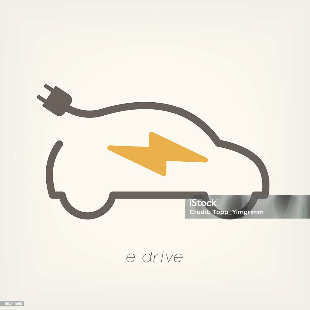 Electric car Electric car eps 10 vector illustration Car stock vector