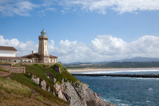istock Aviles lighthouse view, Asturias, Spain 1802419138