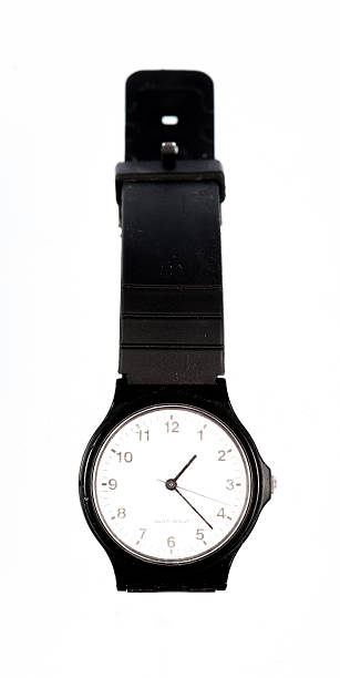 istock Men's mechanical watch isolated on white background 180242809