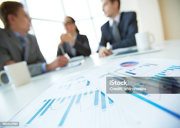 Business Documents Stock Photo - Download Image Now - Data, Analyzing, Ballpoint Pen