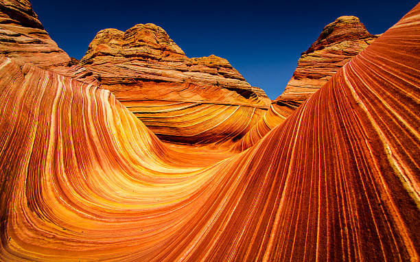 wave, coyote buttes - oceanía fotografías e imágenes de stock