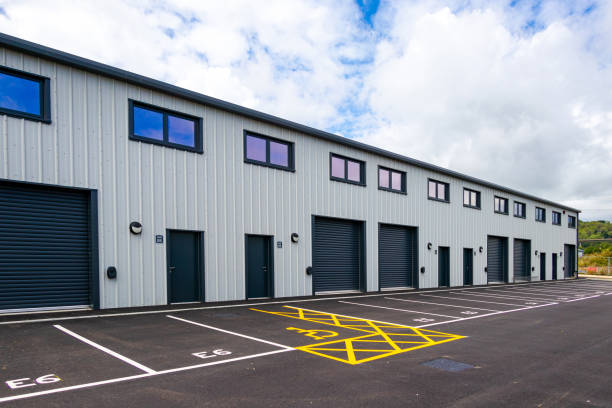 istock New industrial estate units under construction 1802434483