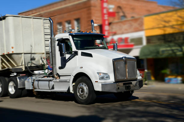 istock Semi Truck on Highway 1802452895