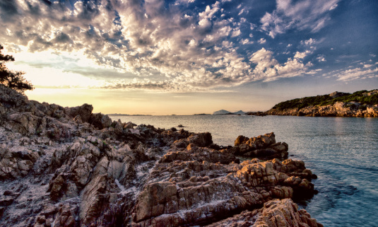 Beautiful landscape sea in Sardinia
