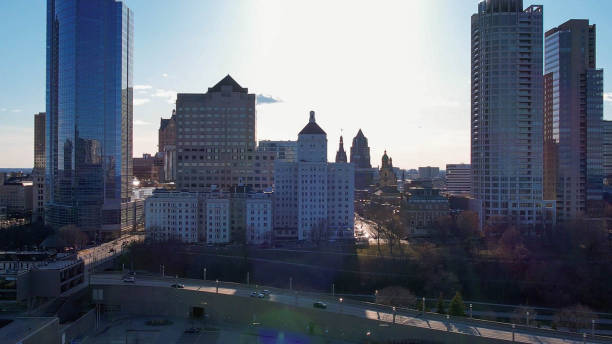 istock Milwaukee's Lakeside Sunset Magic Skyscrapers 1802524457