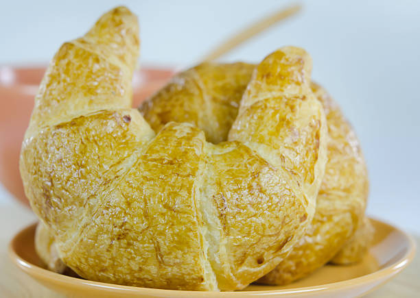 istock close up croissants on dish 180252728