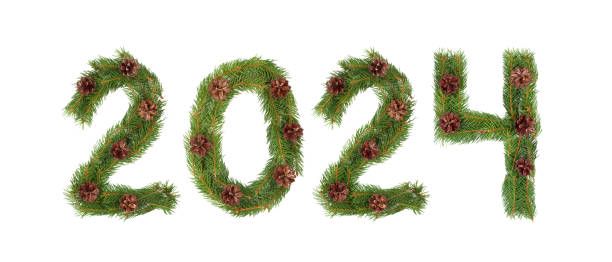 istock 2024 number written by christmas tree 1802541542
