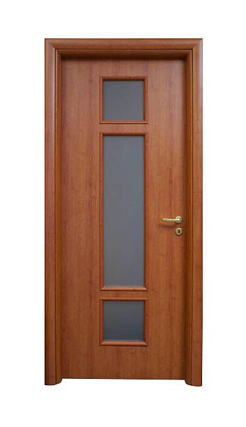 istock Door with a glass 180255468