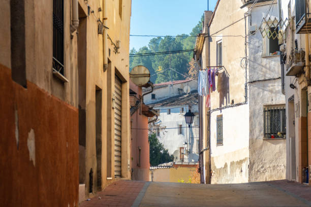istock Beautiful ancient alley in  old town 1802568799