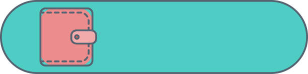 閉じた財布のシンボルを持つ緑色のスライダートグル - one hundred euro banknote illustrations点のイラスト素材／クリップアート素材／マンガ素材／アイコン素材