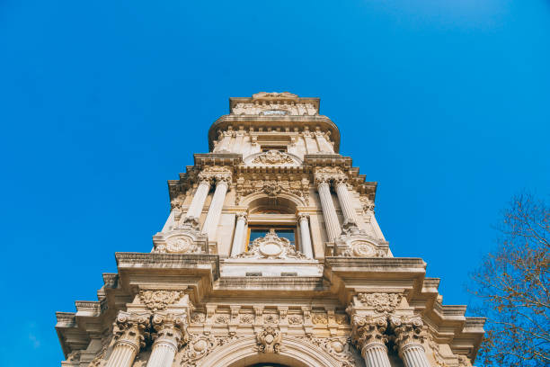 The outdoor of Dolmabahce palace in Istanbul, Turkey, October 2023