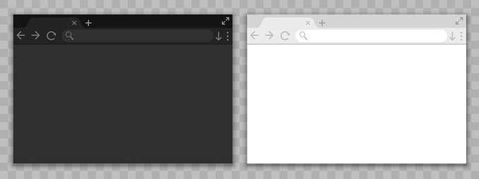 Simple Browser Window In A Flat Style Design A Simple Blank Web Page ...
