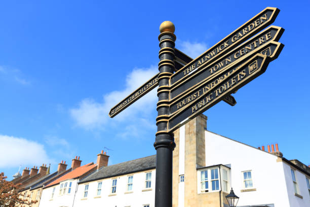 Alnwick, Escócia - foto de acervo