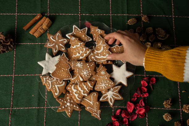 istock Wife is getting Christmas cookies 1802630865