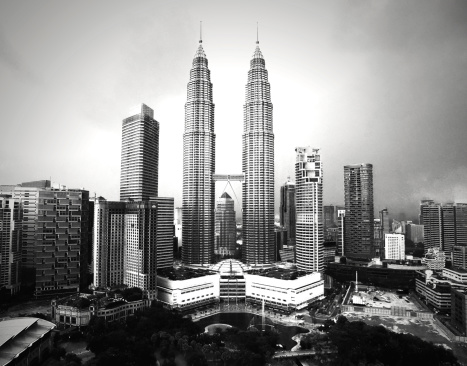 Panoramic Capture of the beautiful Petronas Towers