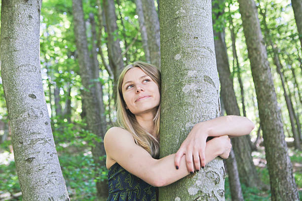 istock Girl in a forest 180265540