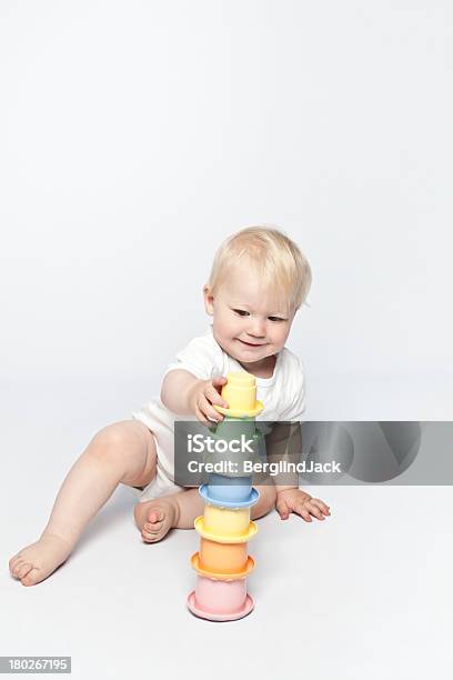 Stacking Stock Photo - Download Image Now - 12-23 Months, Blue, Boys