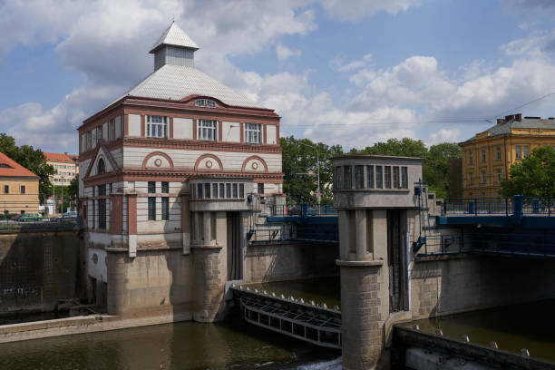 istock Hradec Kralove  - the Moravian weir 1802682337