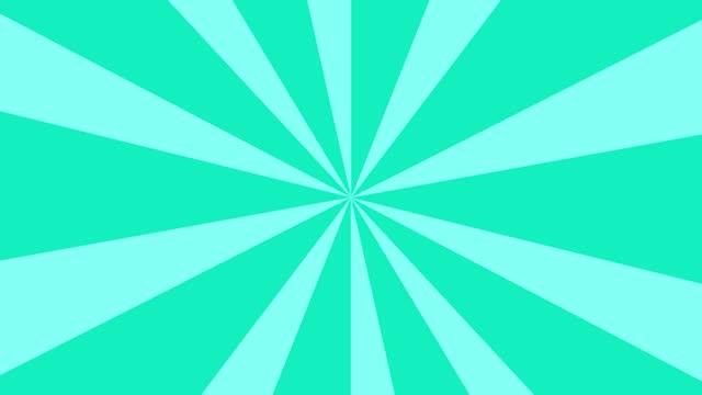 4k abstract Animated motion graphic of comic lined sunburst, starburst, pinwheel rotating and spinning infinity loop in retro vintage style - loop
