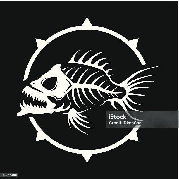 Tote Fische Stock Vektor Art und mehr Bilder von Fisch - Fisch, Tierisches Skelett, Tierknochen