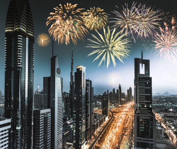 istock new year's eve in Dubai 1802752460