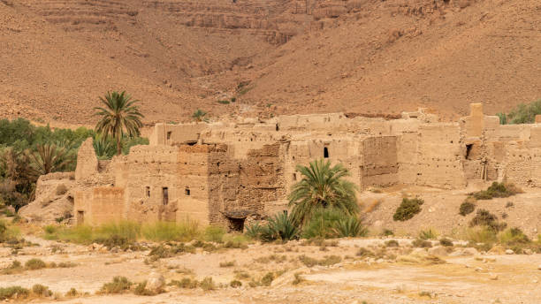 istock Traditional Moroccan clay houses with flat roofs, Morocco 1802772948