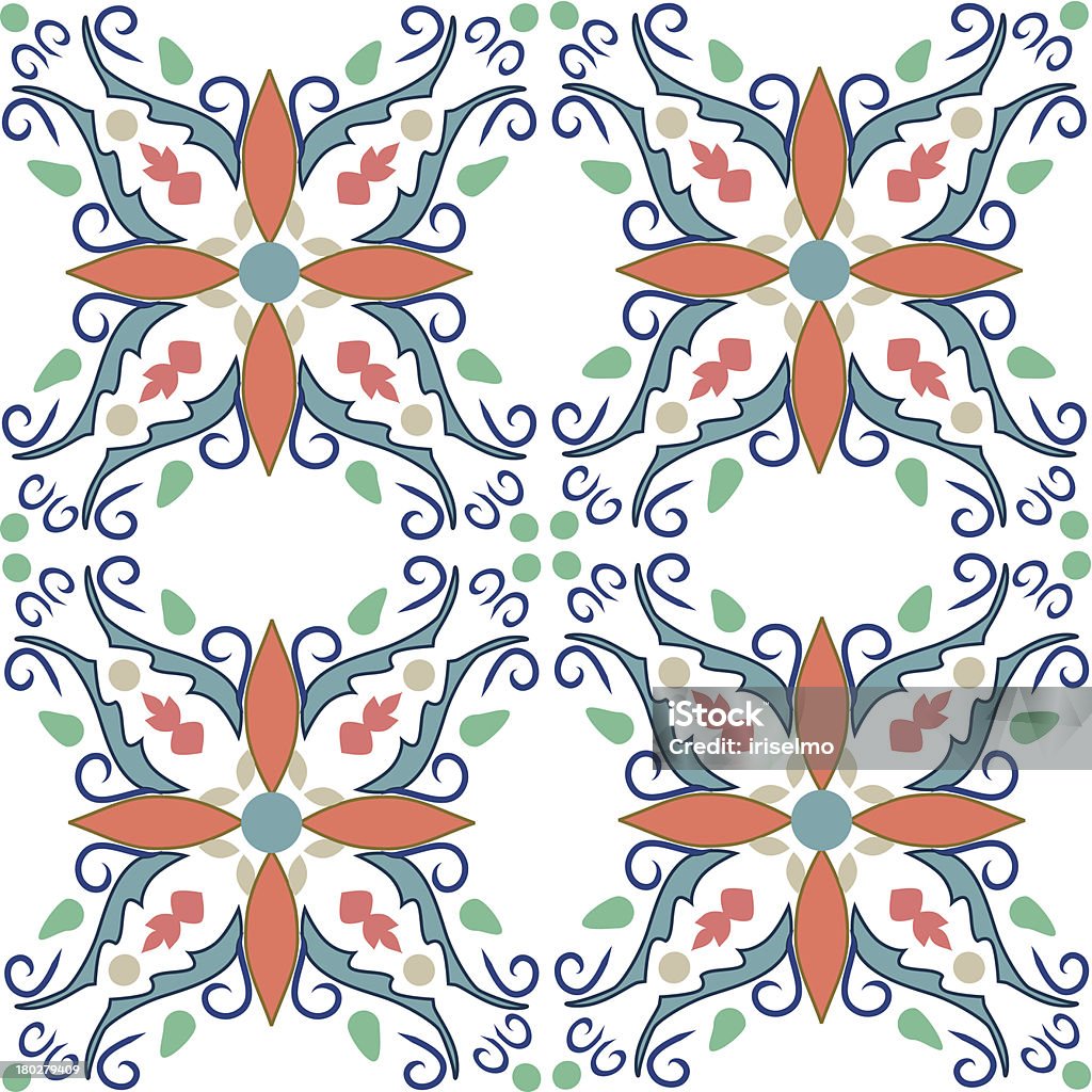 Motif géométrique baroque - clipart vectoriel de Antiquités libre de droits