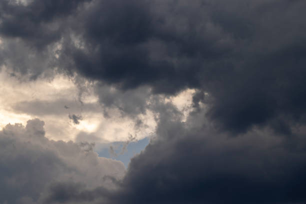 istock beautiful dramatic sky with dark clouds in summer 1802837970
