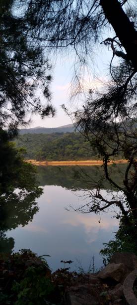 istock Reservoir as a natural mirror 1802869497