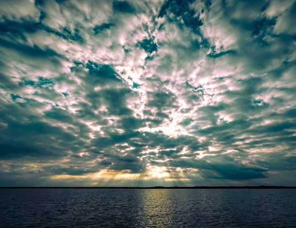 Beautiful sunset clouds