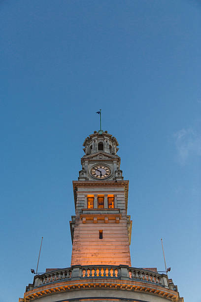 istock Auckland's Town Hall clock tower 180295417