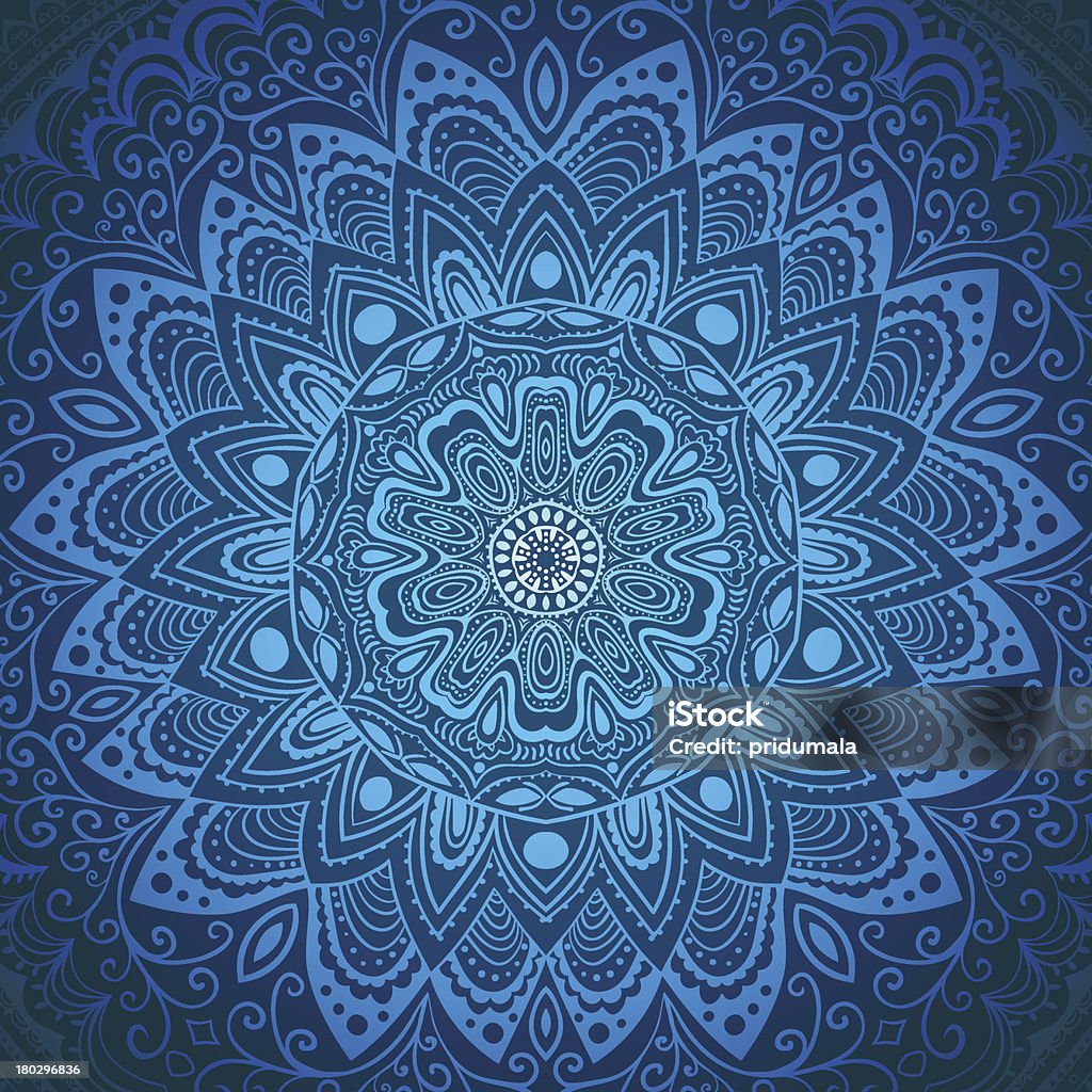 Красивые рисунком Mandala - Векторная графика Абстрактный роялти-фри