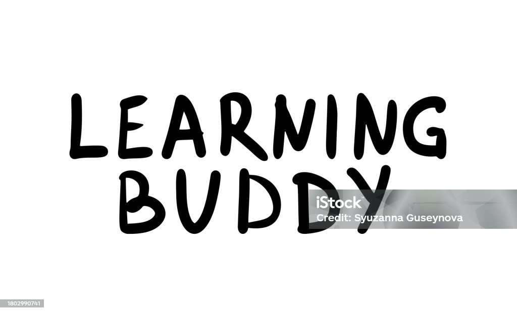Buddy Lettering Buddingletteringisolated15 Stock Illustration - Download Image Now - A ...