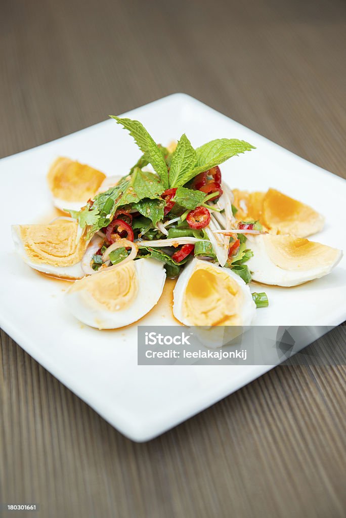 Thai Ei-Salat. - Lizenzfrei Blatt - Pflanzenbestandteile Stock-Foto