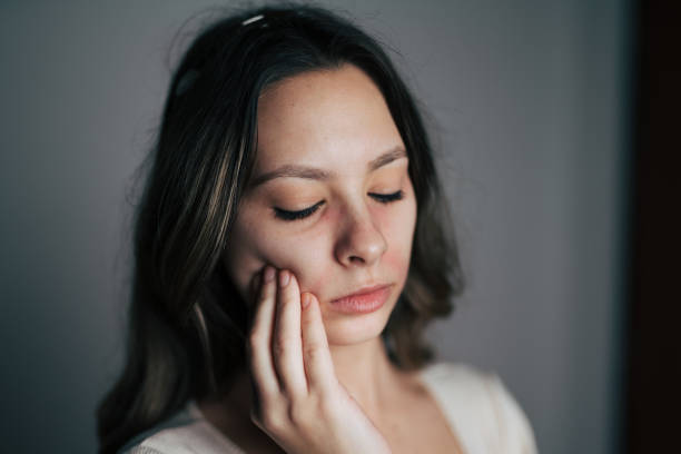 istock Woman with toothache 1803051387