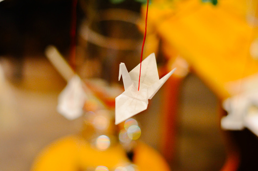 folded paper crane