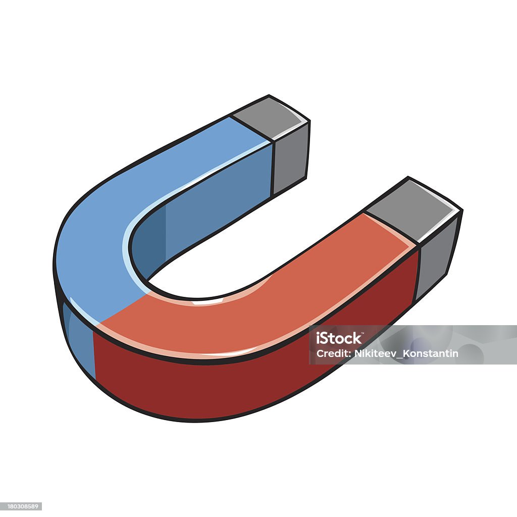 Cartoon Magnet Example Vector Cartoon Magnet Stock Illustration - Download Image Now - Beauty ...