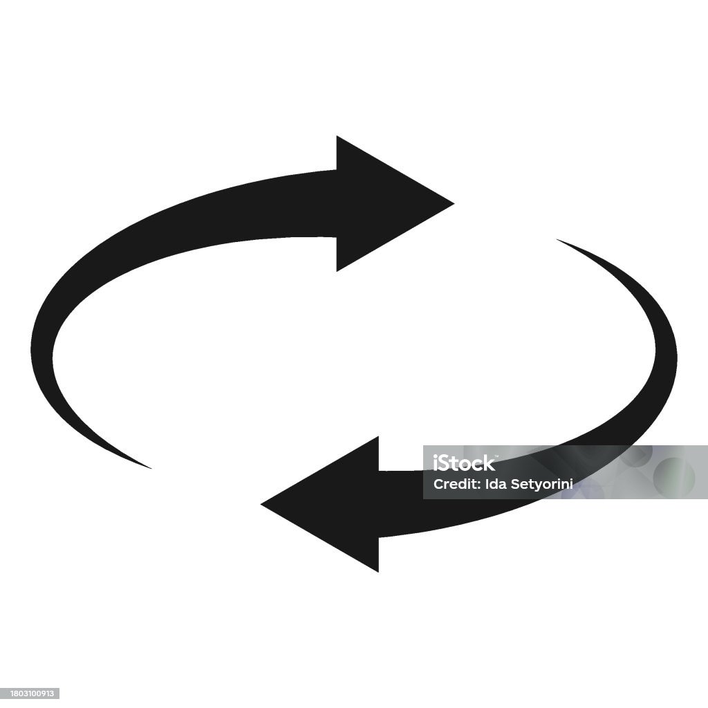 obróć wektor ikony - Grafika wektorowa royalty-free (Znak strzałki) obróć wektor ikony - Grafika wektorowa royalty-free (Znak strzałki)