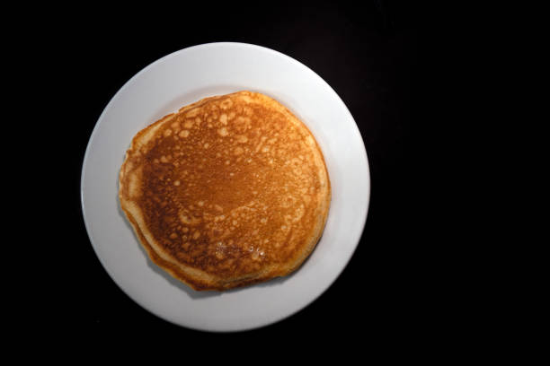 istock Traditional Hot Cake with black background and space for advertising text 1803117120