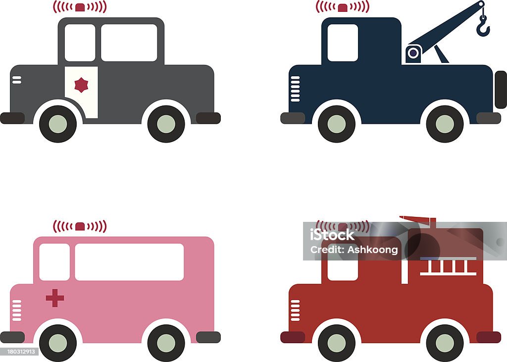 Emergency vehicle Emergency vehicle Vector Accidents and Disasters stock vector