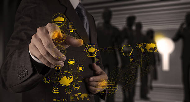 istock businessman working with new modern computer show social network 180313047