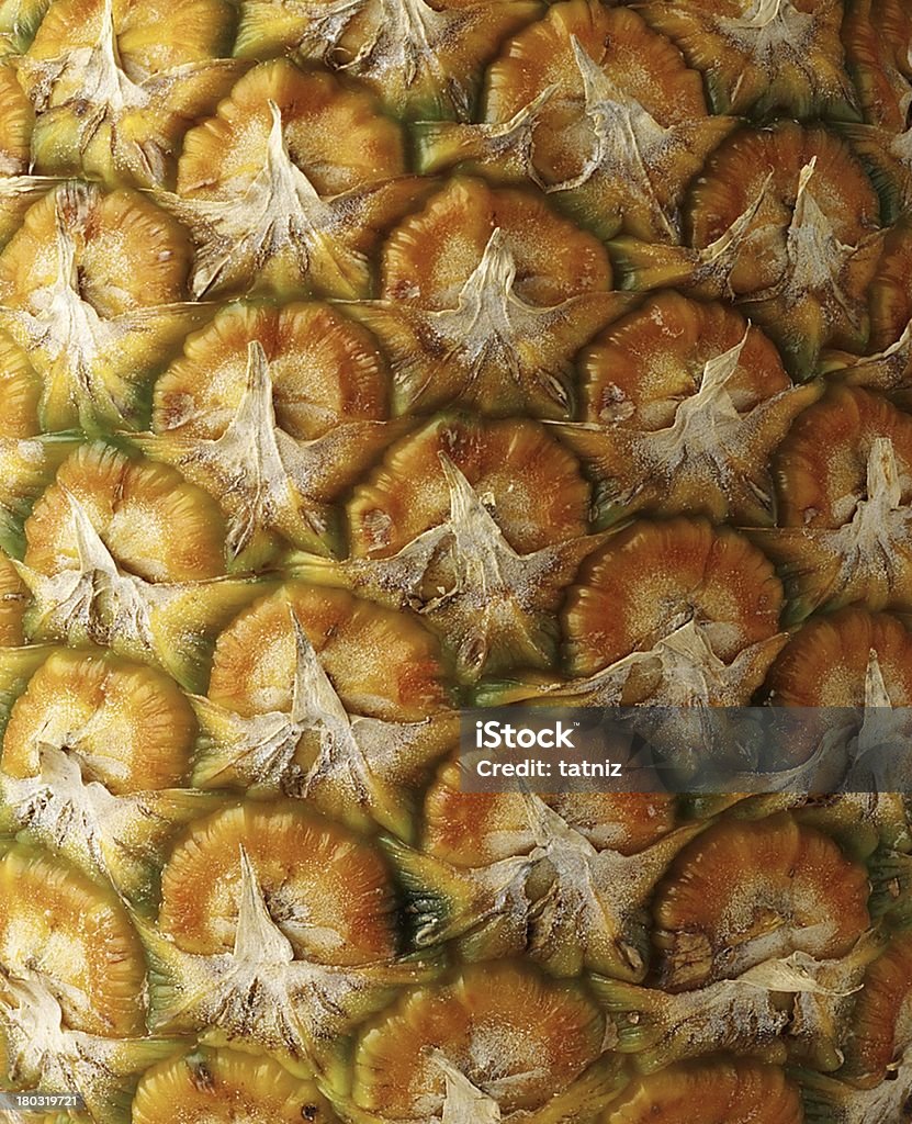 Dettaglio ananas close-up - Foto stock royalty-free di Agrume