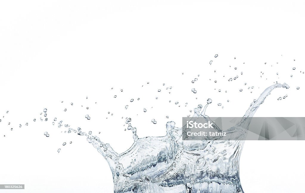 schöner Spritzer wasserblauer Tropfen - Lizenzfrei Abstrakt Stock-Foto