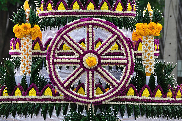 istock Flower Wheel of Dhamma 180326001