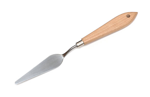 istock Painting knife on white background 180326779