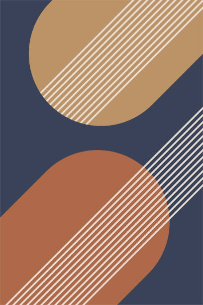 istock Abstract Poster, Mid Century Modern, Colorful Prints, Geometric Art Print 1803286722