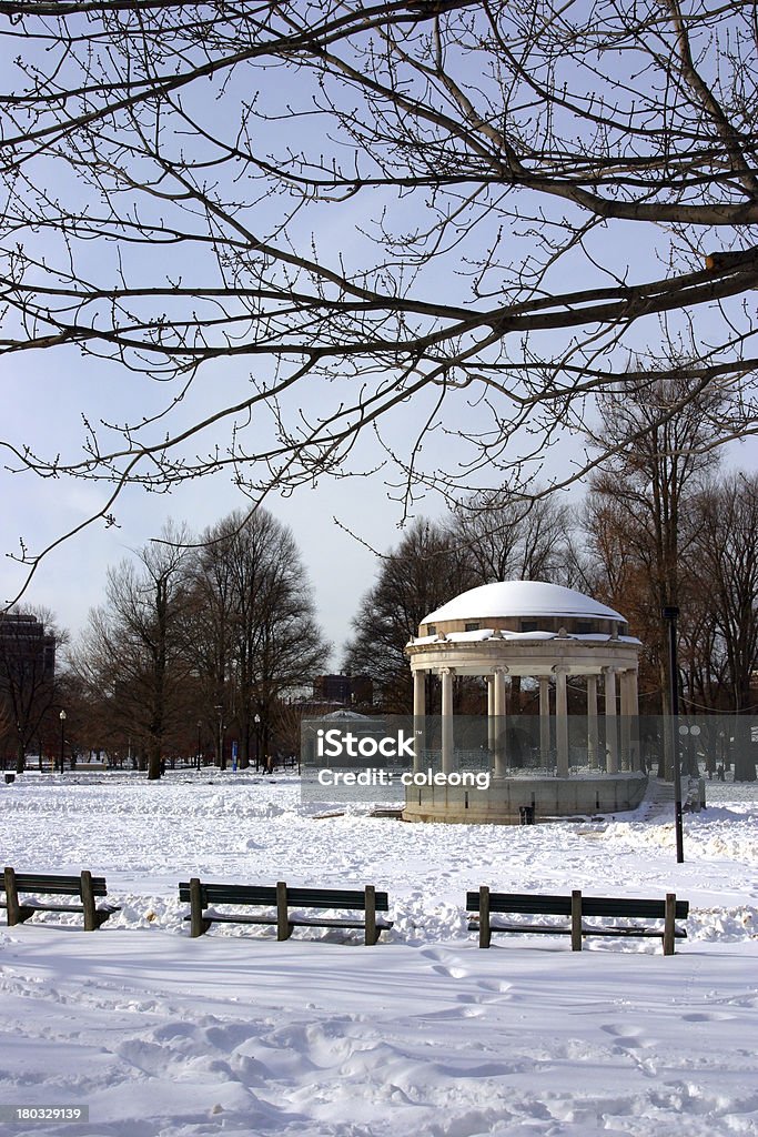 De Boston invierno - Foto de stock de Adoquinado libre de derechos