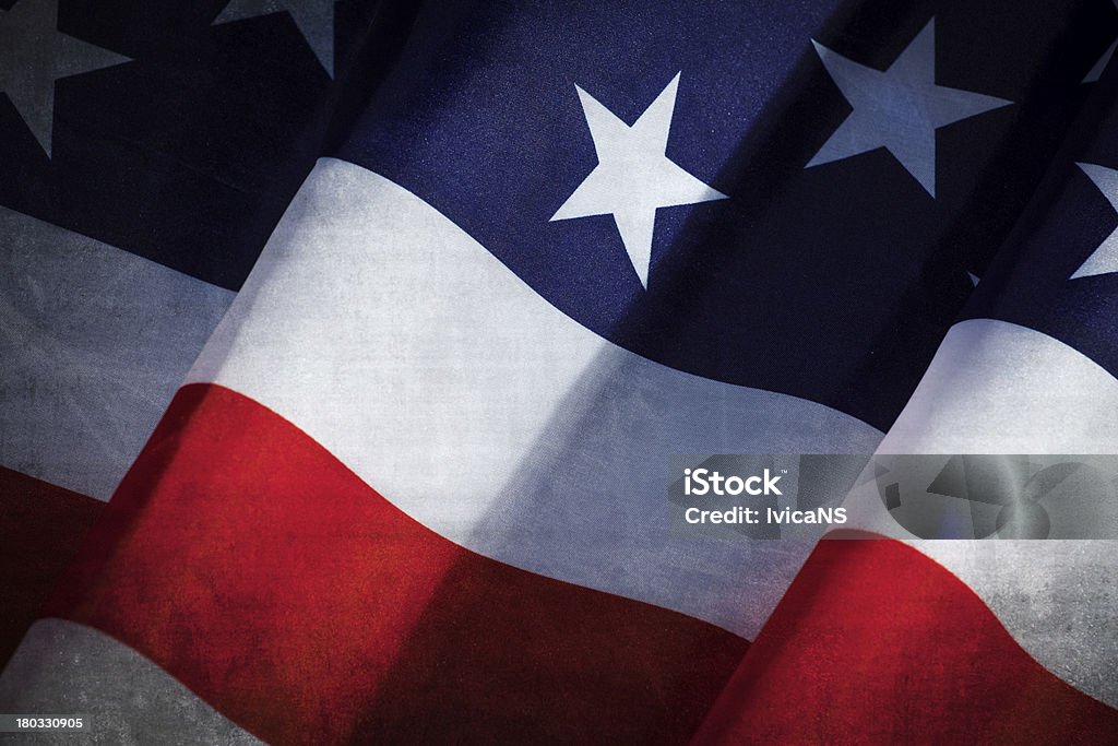 Флаг США - Стоковые фото Звёздно-полосатый флаг роялти-фри
