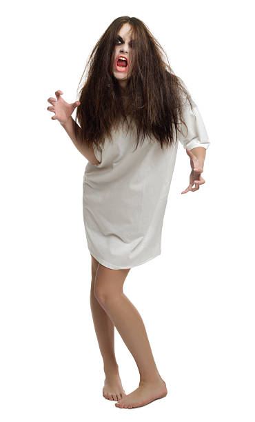 istock Zombie girl isolated 180332844