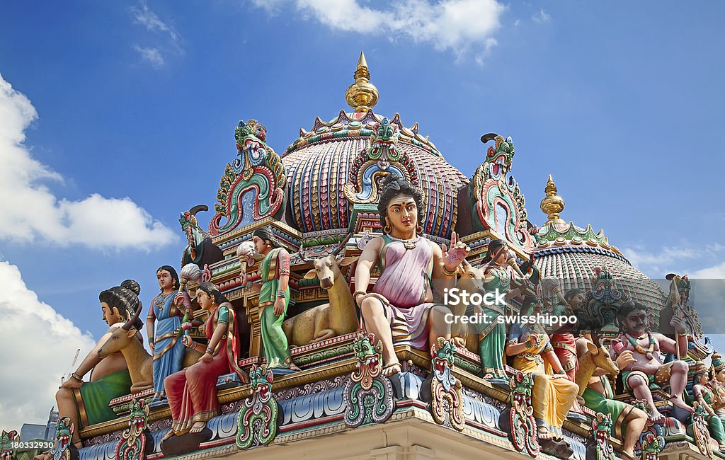 Индуистский Храм - Стоковые фото Крупный план роялти-фри